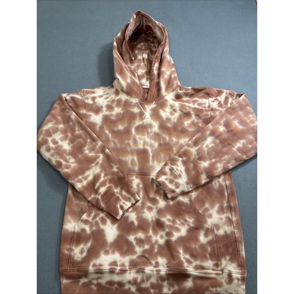 SWEATSHIRT HOODED WOMEN 8-10 Lululemon All Yours MLDA Brier Rose Tie Dye Fleece